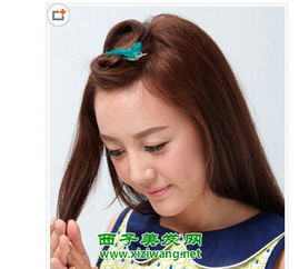 直发适合什么刘海图片 发型图片