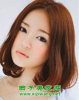 2014年国字脸女生好看发型