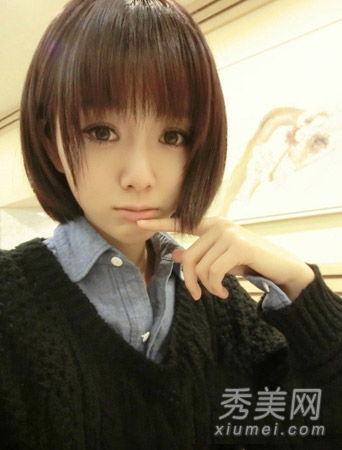 如何让女孩留短发 最好是看看有内扣的瘦脸 这是最受欢迎的