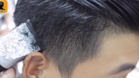 男生渐变飞机发型