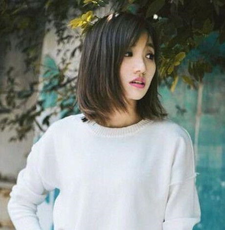 齐肩短发怎么扎好看有刘海好看图片