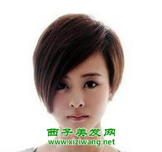 适合长脸的短发发型女生