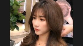 适合长脸女神的短发发型,鲻鱼头短发