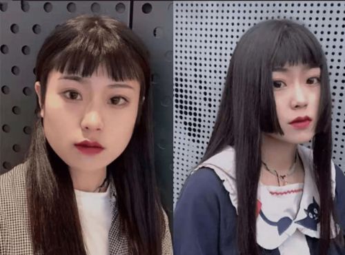 发量少还 脸大 的女生适合啥发型 六款五五分短发,显瘦显发量