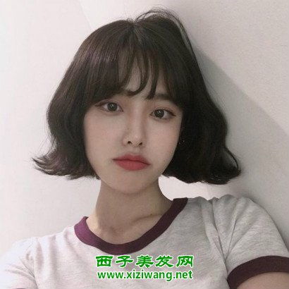 短发往外翘发型？