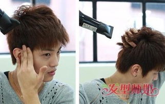 男生洗完头发后怎样吹好看 男生吹头发的技巧 发型师姐