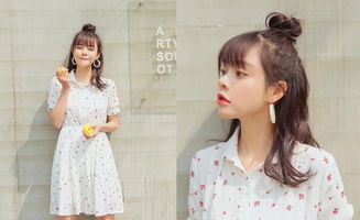 女生刘海齐肩直发发型图片 清新唯美