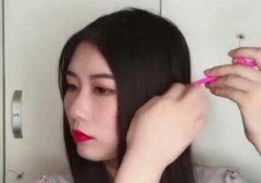 中短发编发如何扎 中短发简单编发教程图解