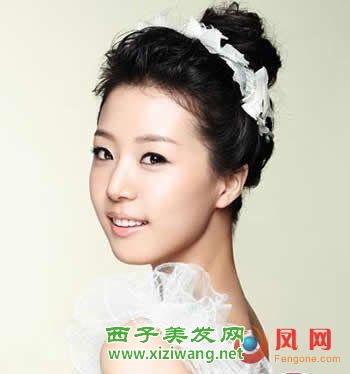 今年流行韩式新娘发型绝对俏美