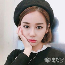 大脸和短发更配 修颜瘦脸首选内扣短发 