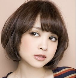 圆脸女生适合的发型 推荐2014日系女生短发 