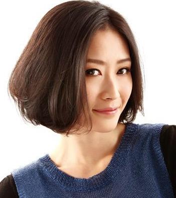 长脸适合的短发型图片 妩媚动人增添时尚感的短发