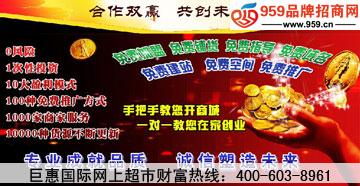 巨惠国际网上超市 帮您实现创业梦想
