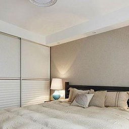 卧室衣柜百叶门效果图